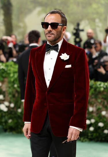 El diseñador Tom Ford, posa para los medios de comunicación.