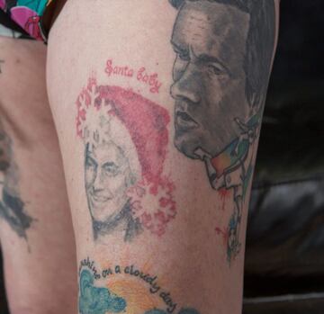 Tattoo Mou... Jose's Mourinho's biggest fan with 38 tattoos