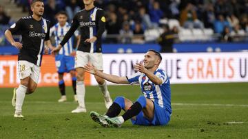 Partido Deportivo de La Coruña - Sabadell. Lucas Pérez