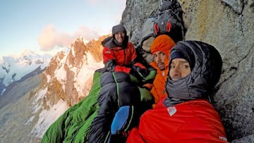 Los hermanos Pou durante su viaje.