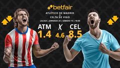 Atlético de Madrid vs. RC Celta de Vigo: horario, dónde ver, pronósticos y clasificación