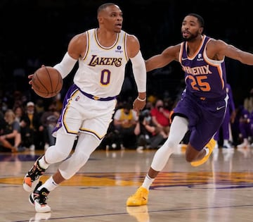 Russell Westbrook, con los Lakers.