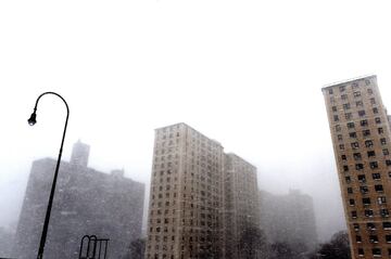 Nueva York bajo la nieve: imágenes impresionantes