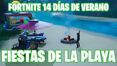 Fortnite - Desafío 14 días de verano: ¿dónde están las fiestas de la playa?