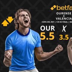 Ourense CF vs. Valencia CF: horario, dónde ver, pronósticos y cuadro