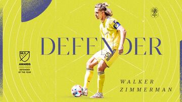 La MLS design&oacute; a Walker Zimmerman como el defensor del a&ntilde;o 