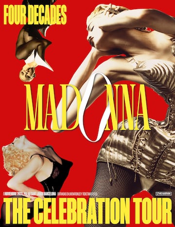 CARTEL DE LA GIRA MADONNA 2023