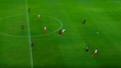 El error que aprovechó Delgado en la goleada de Necaxa