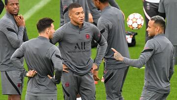 Paris Saint-Germain fans could get their first glimpse at the lethal front three of Messi, Neymar, and Mbappé in PSG’s Champions League opener in Belgium.