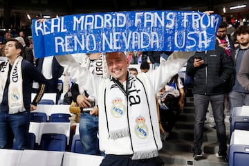 Desde Estados Unidos un aficionado se dio cita con la intención de ver un triunfo del cuadro merengue. 