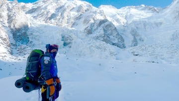 Txikon, en una expedición al Nanga Parbat