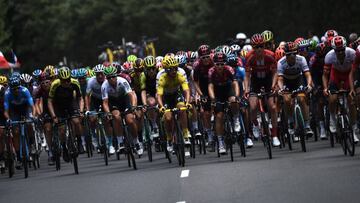 Pelotón del Tour de Francia 2019.