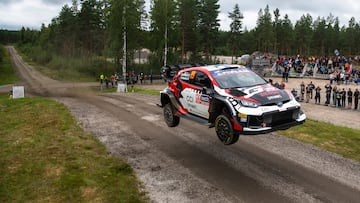 Rovanpera en el Rally de Finlandia