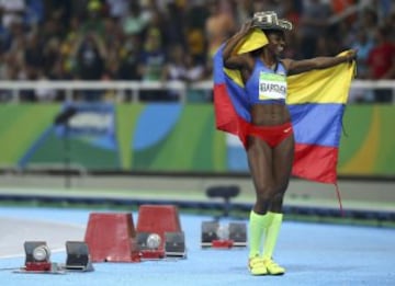 Caterine Ibargüen logra medalla de oro en Salto Triple