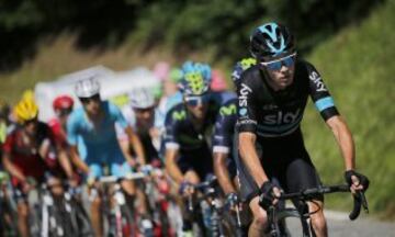 Chris Froome lidera el grupo de favoritos.