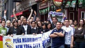 La peña madridista New York City vivió su día más grande