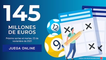 Euromillones: comprobar los resultados del sorteo de hoy, martes 23 de noviembre