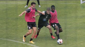 Mella se incorporó a los entrenamientos del Deportivo