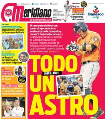 Portadas de la prensa deportiva