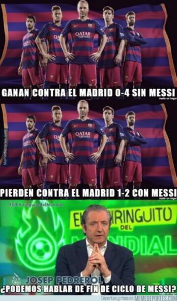 Barcelona vs Real Madrid: los mejores memes de 'El Clásico'