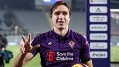 El extremo italiano de la Fiorentina, Federico Chiesa.