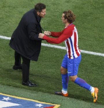 Simeone y Griezmann.