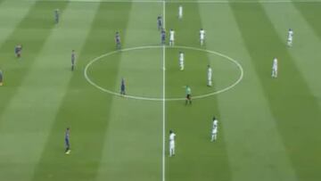 El saque inicial con truco del Amiens: ¡Sin cortarse un pelo!