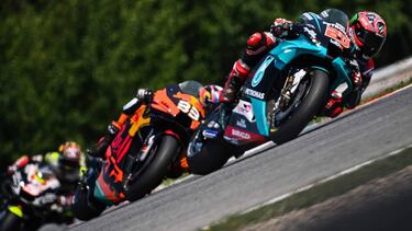 Quartararo por delante de Binder en Brno.