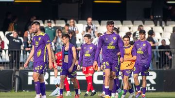 Entrenamiento del Málaga en El Saler de esta semana,
