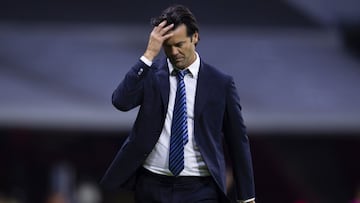 Santiago Solari durante un partido con el Am&eacute;rica