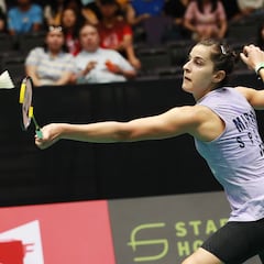 Carolina Marín se despide de Singapur ante Katethong