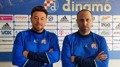 Peternac (izquierda), con el Dinamo de Zagreb.