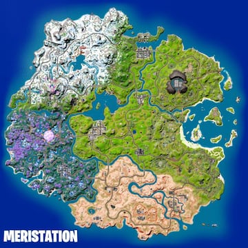 As&iacute; es el mapa de la Temporada 3 de Fortnite Cap&iacute;tulo 3