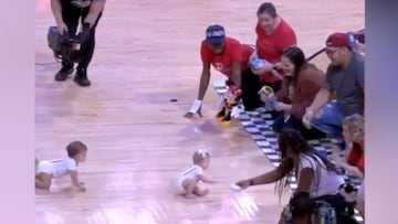 El final más tierno de todas las carreras de bebés de la NBA