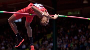 Mutaz Essa Barshim en la Diamond de Eugene. 