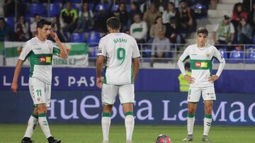 27/10/19 PARTIDO DE FUTBOL DE SEGUNDA DIVISION HUESCA - ELCHE TRISTEZA