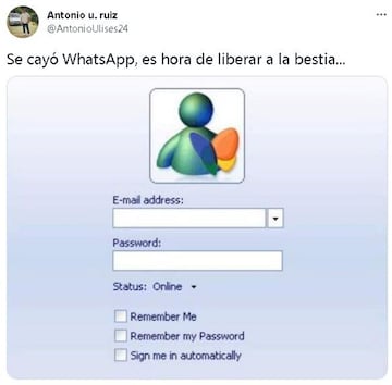 Los memes más divertidos de la caída de WhatsApp, Facebook e Instagram