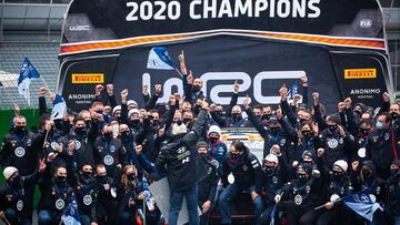 Hyundai vuelve a triunfar en el WRC por segundo a?o consecutivo