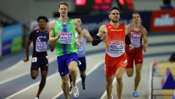 Óscar Husillos ganó su serie de 400 metros.