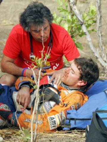 Dakar 2007: El 19 de enero de 2007 durante la decimotercera etapa del rally Lisbora - Dakar y a sólo dos días para pisar el mítico Lago Rosa, el piloto de Avià cometió un error en un punto de complicada navegación, Marc tuvo una caída que le obligó a retirarse de una prueba que tenía totalmente dominada.