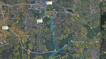 Wittbräucker, el lugar donde se produjo la explosión, a 10 kilómetros del estadio del Dortmund.