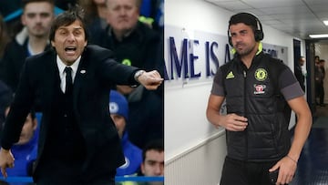 Conte y Diego Costa