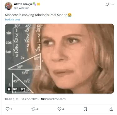 Los mejores memes de la derrota del Real Madrid en Albacete