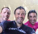 Luis Enrique celebró la victoria con su propia 'etapa ciclista'