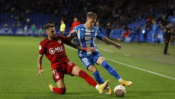 Partido Deportivo de La Coruña - Linares. carnero