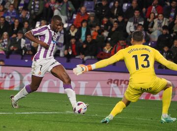 Sylla, en el momento de batir a Diego Conde en Valladolid. 