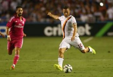 El campeón de Europa cayó derrotado ante la Roma.