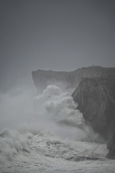 Asturias en aviso naranja por oleaje