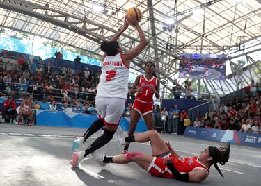 Chile vive una jornada inolvidable en el básquetbol 3x3: gana dos medallas en Santiago 2023