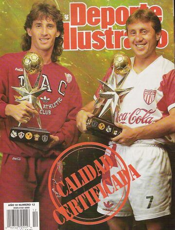 Ivo Basay festejó en 1995 con Necaxa.